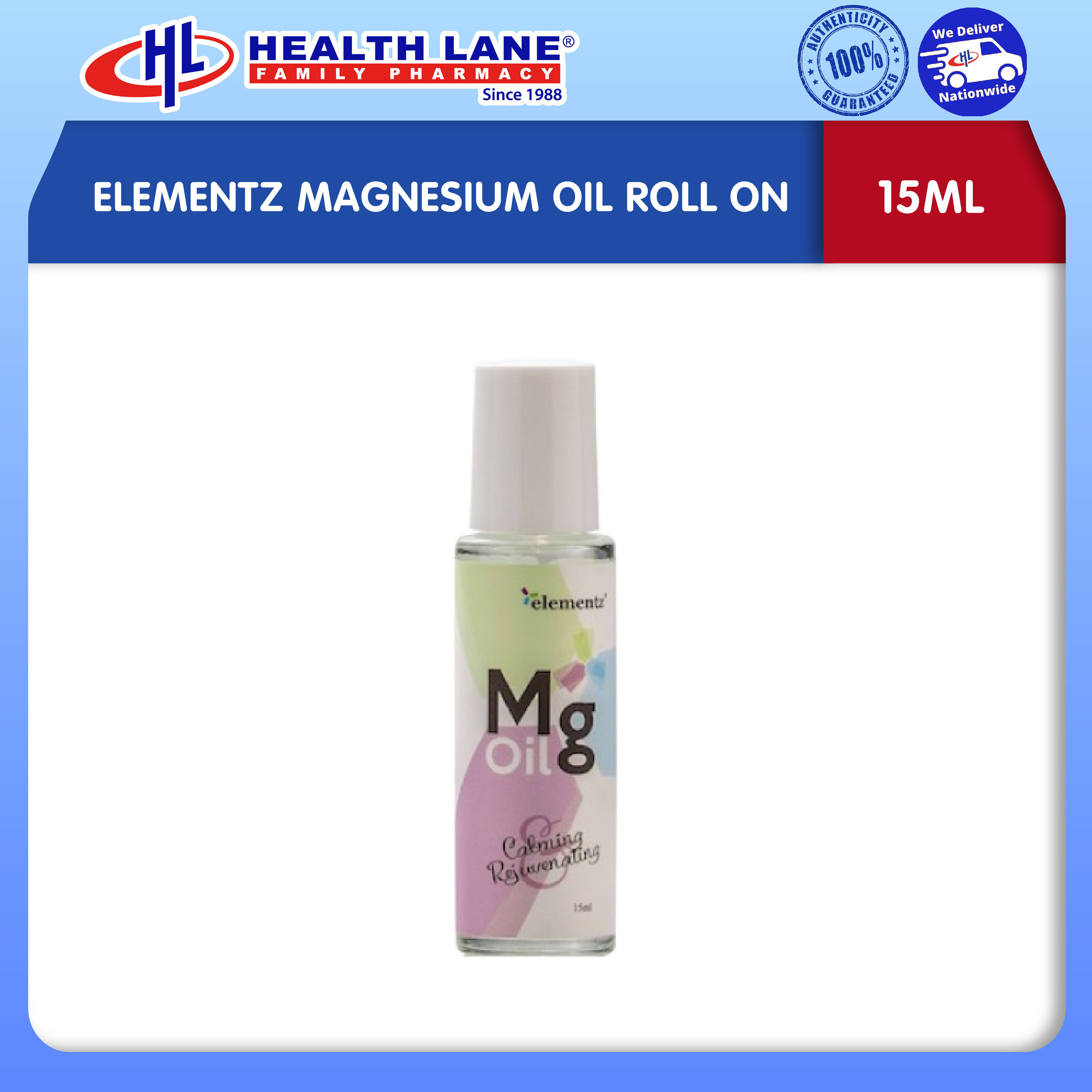 ELEMENTZ MAGNESIUM MINYAK ROLL ON (15ML)